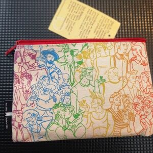 Rainbow Gay Pride Out pf print pencil pouch